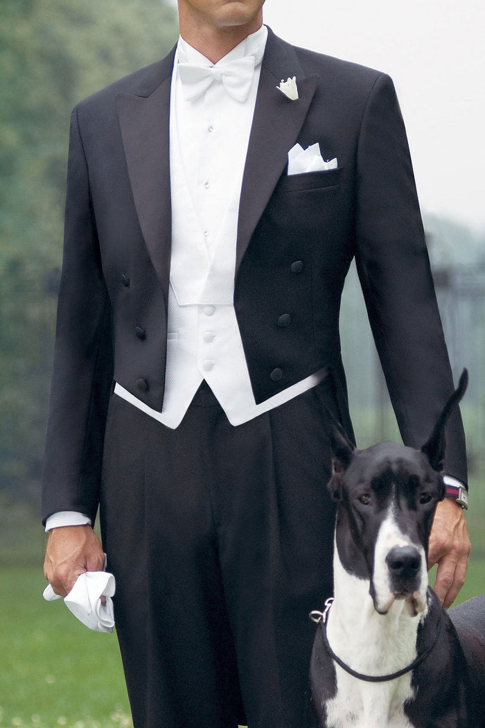 Victor Black Tailcoat Tuxedo Jacket (Separates) by Neil Allyn