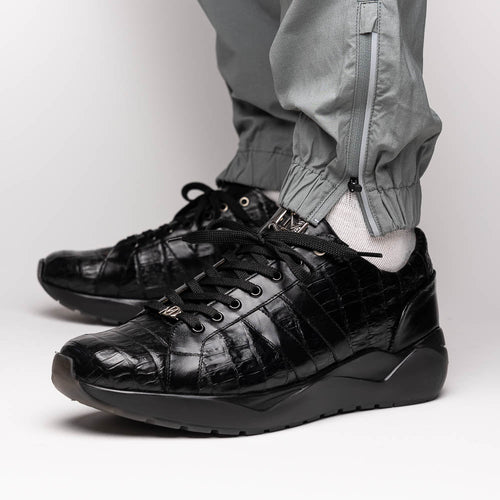 Marco Di Milano Nino Black Leather Luxury Oxford