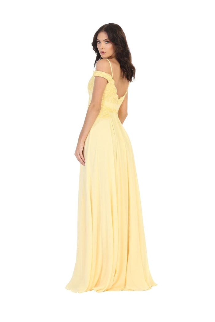 Plus Size Long Evening Gown Maxi Formal Dress for Women By May Queen MQ1644