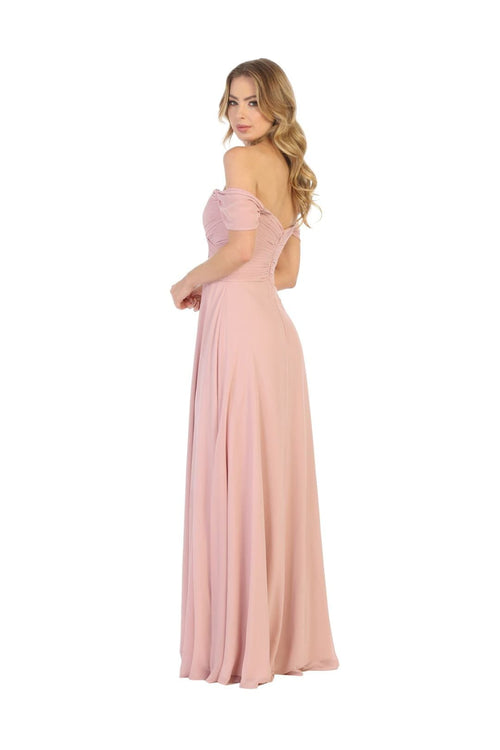 Bridesmaid Dresses Off Shoulder Evening Gown & Plus Size by MQ1711