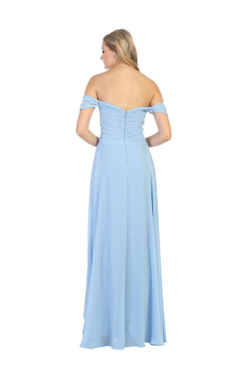 Bridesmaid Dresses Off Shoulder Evening Gown & Plus Size by MQ1711