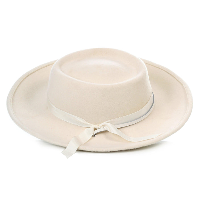 Off-White Fedora Earp Wide Brim Hat by Ferrecci