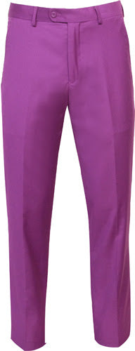 Mens Slim Fit Light Purple Dress Pants - Modern Formal Trousers for Business, Weddings and Parties by USA Men's Outlet