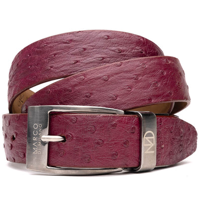 Marco_Di_Milano Domenico Belt Wine Leather Luxury Shoe