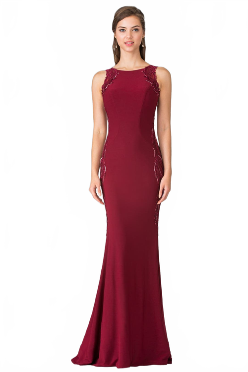 Open Back Long Evening Dress by Elizabeth KGL2222
