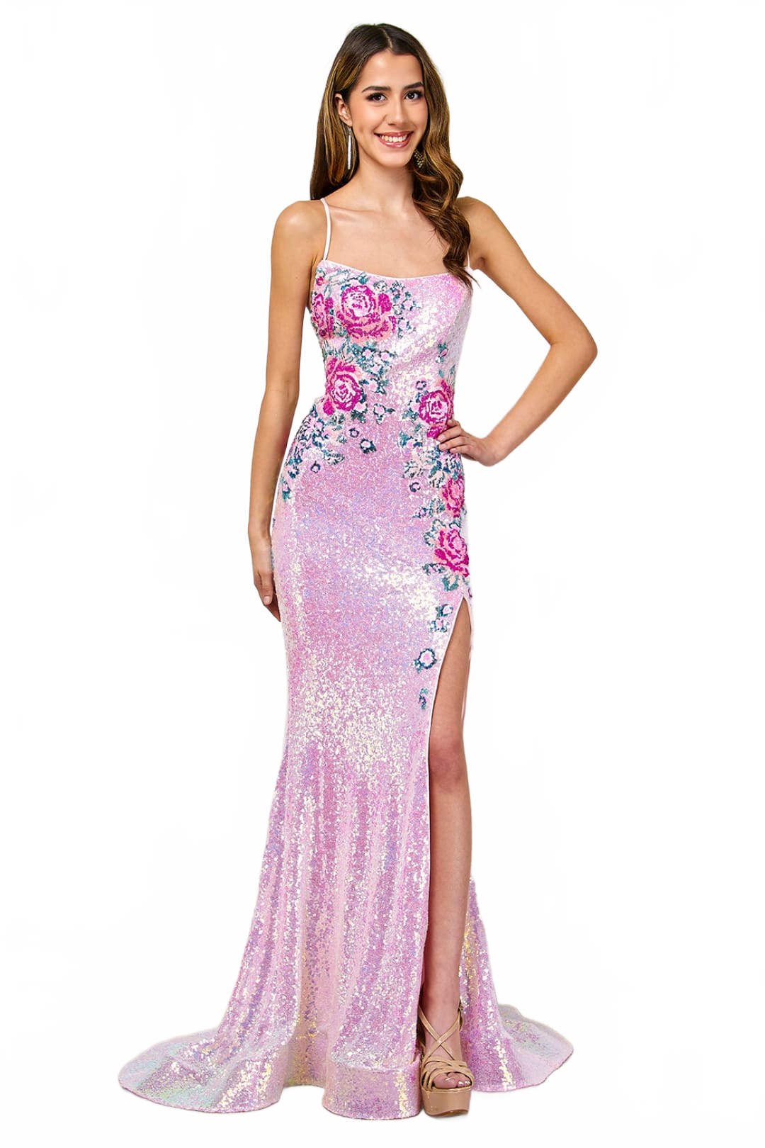 Pageant Dress Scoop Neck Mermaid Prom Gown By Amelia Couture 7060