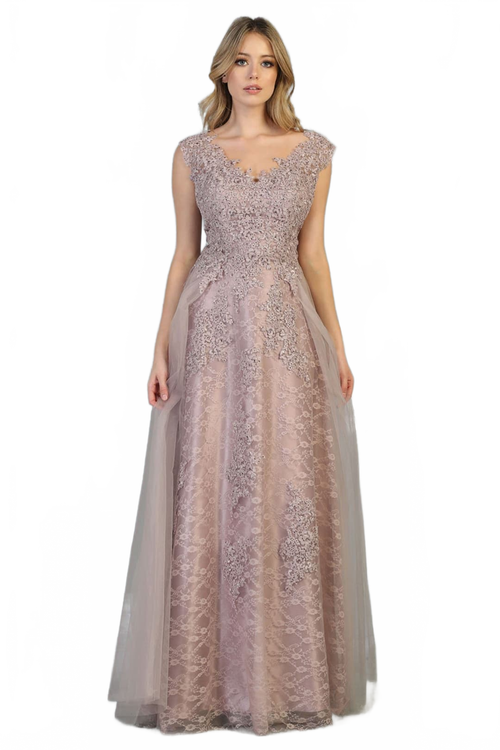 May Queen MQ1799 Special Occasion A-line Embroidered Formal Dress
