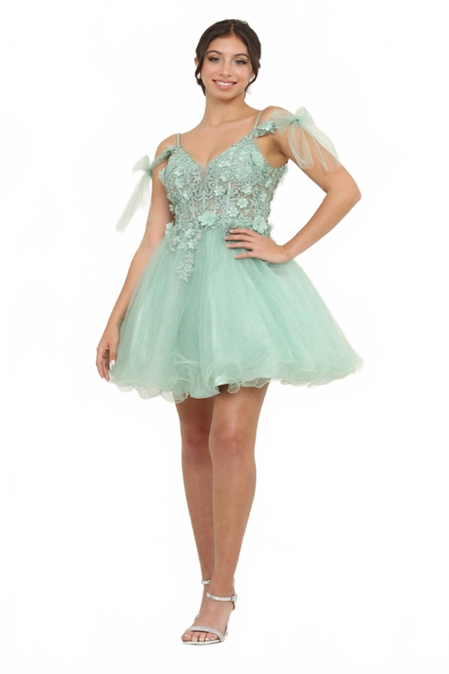 Dama Dresses for Quinceanera in Sage Style  MQ2066  Quince Outfit