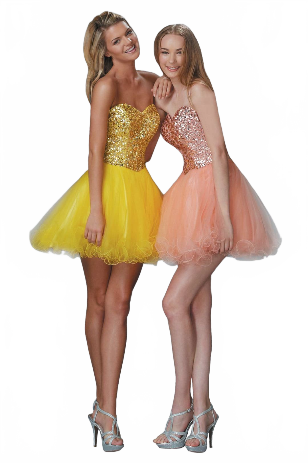 Short Strapless Jeweled Dress by Elizabeth KGS2034