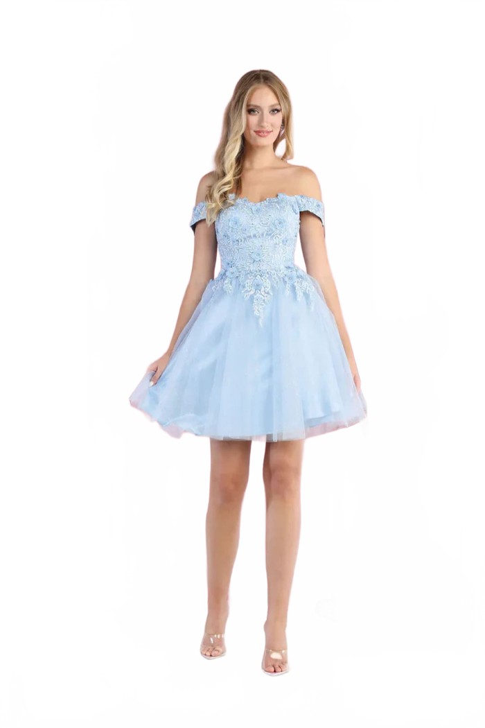 Dama Dresses for Quinceanera in Baby blue Style MQ1964 Quince Outfit