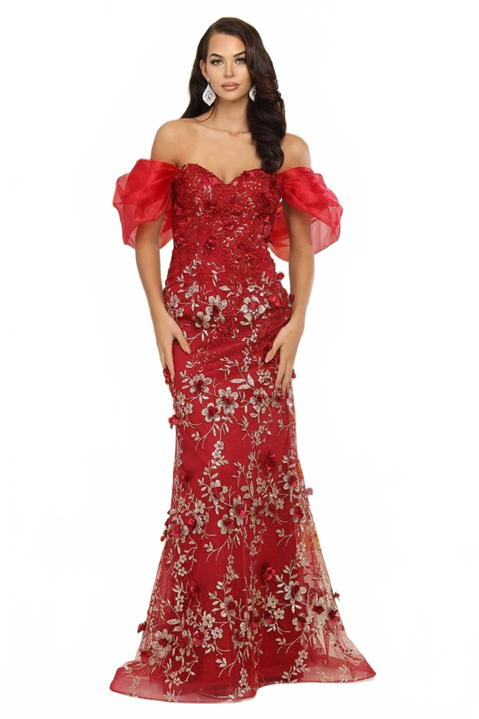 Burgundy Quinceanera Mom Dresses Mother of the Quince Gowns