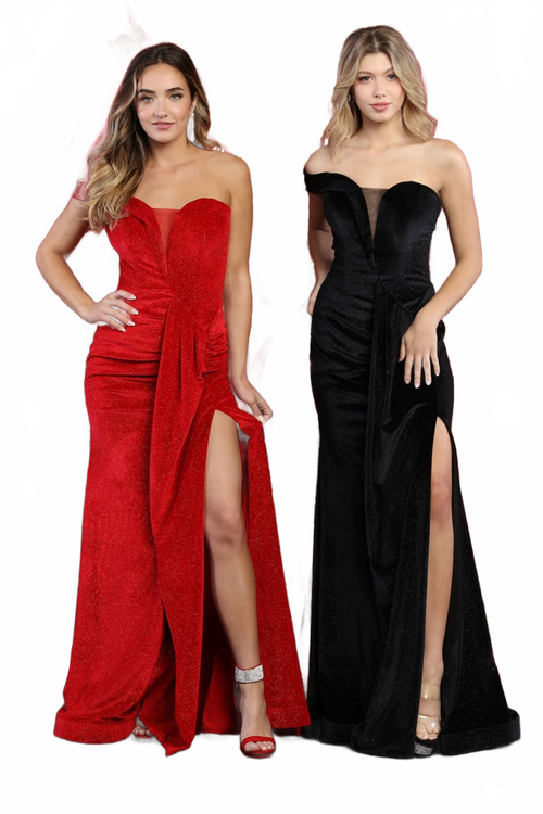 One Shoulder Prom Gown
