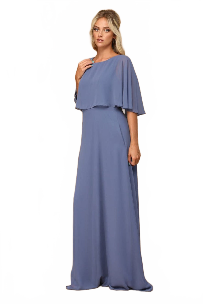 Eva USA 3348 Chiffon Mother of the Bride Gown with Pockets