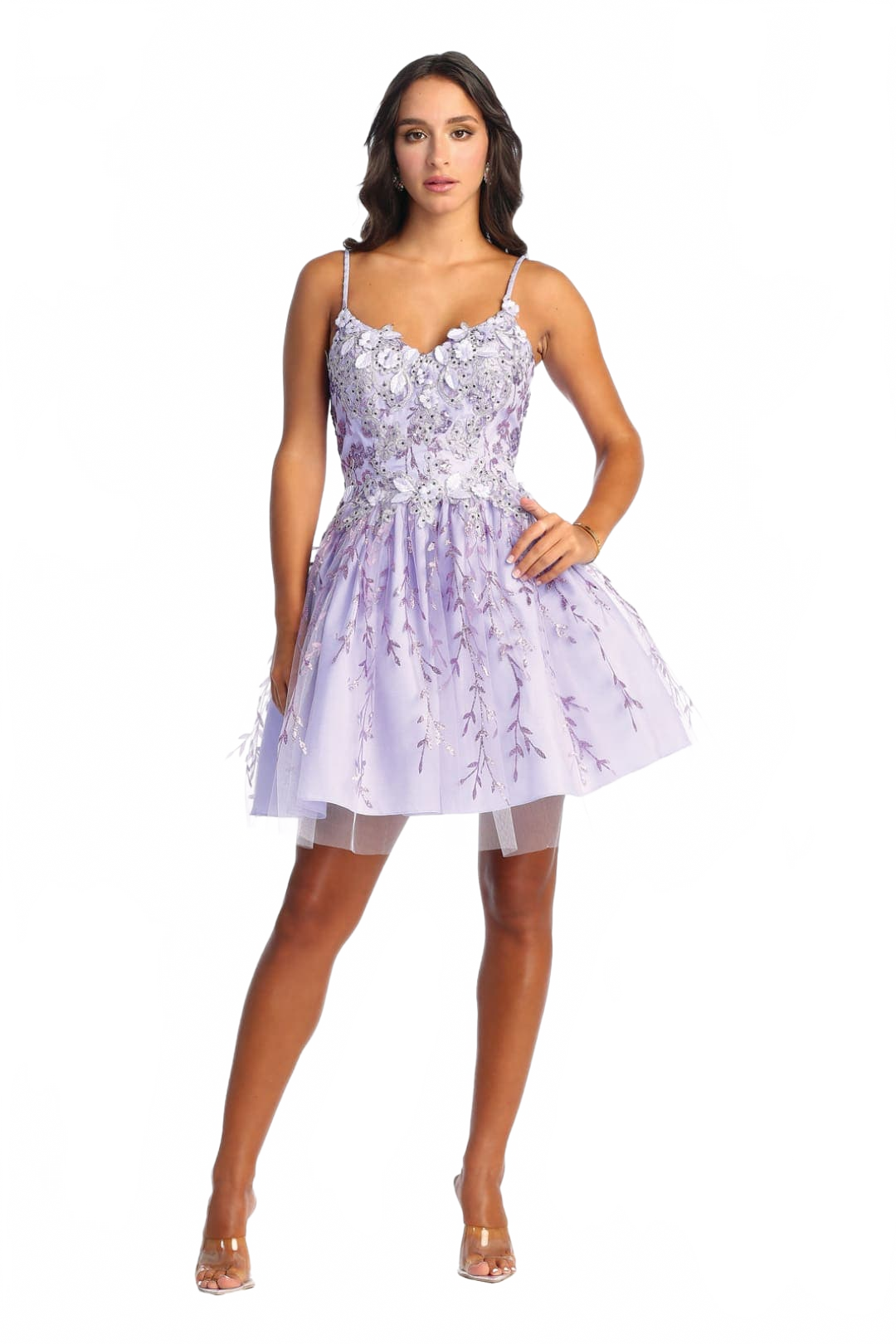 Dama Dresses for Quinceanera in Lilac Style MQ1891 Quince Outfit