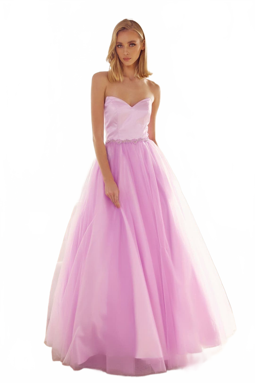 Juliet 265 Sweetheart Strapless Long Pageant Formal Gown