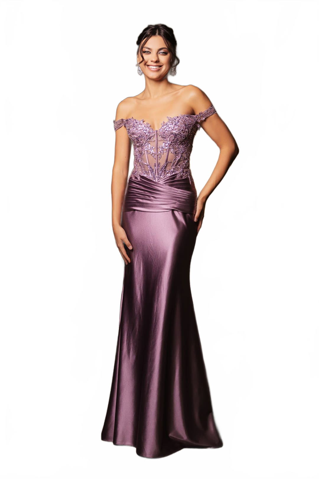 Gala Night Dress Off Shoulder Mermaid Prom Dress By May Queen MQ2141