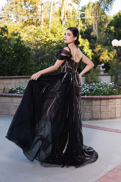 Pageant Dress Asymmetrical Beaded Long Prom Gown By Royal Queen RQ8192