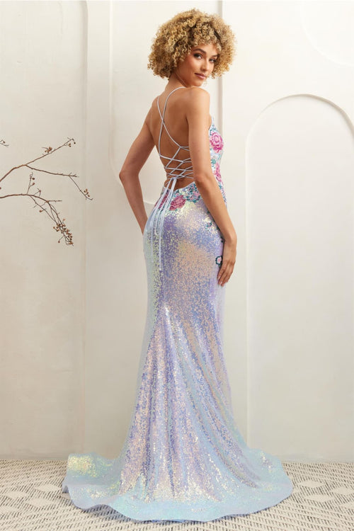 Pageant Dress Scoop Neck Mermaid Prom Gown By Amelia Couture 7060
