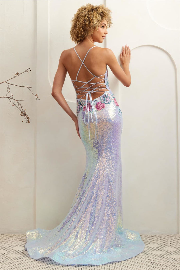Pageant Dress Scoop Neck Mermaid Prom Gown By Amelia Couture 7060