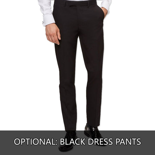 Hunter Green Pattern Tuxedo Jacket with Peak Lapel – Wedding & Prom