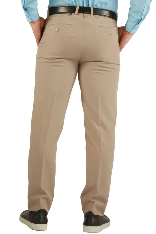 Paul Lorenzo 1969 Tan Solid Slim Fit Suit (2-Piece Set)