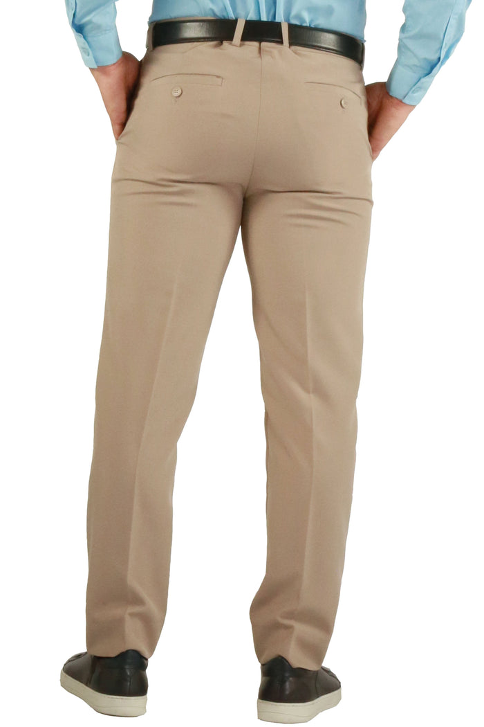Paul Lorenzo 1969 Tan Solid Slim Fit Suit (2-Piece Set)