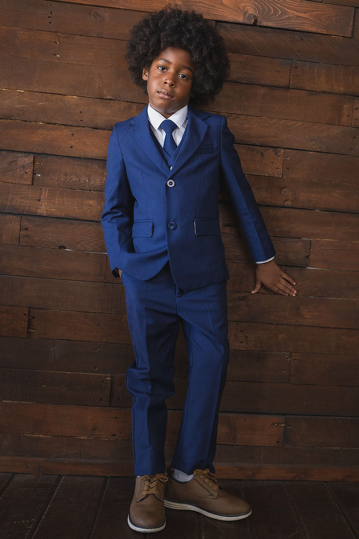 007 Kids Cobalt Suit (5-Piece Set) by Peanut Butter Collection