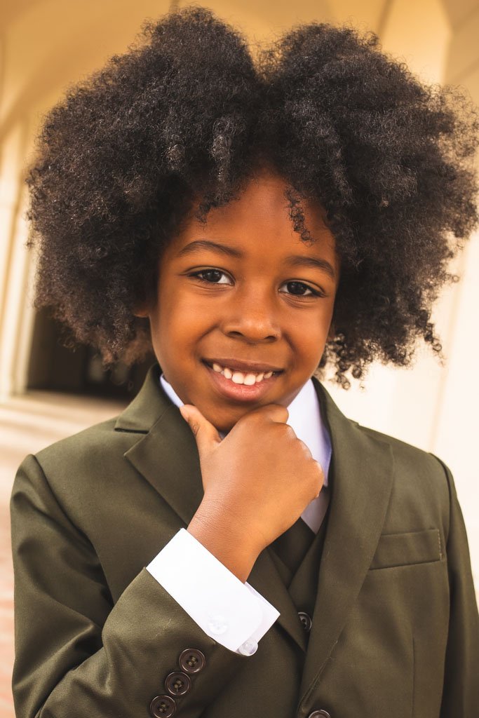 007 Kids Green Suit 5-Piece Set by Peanut Butter Collection