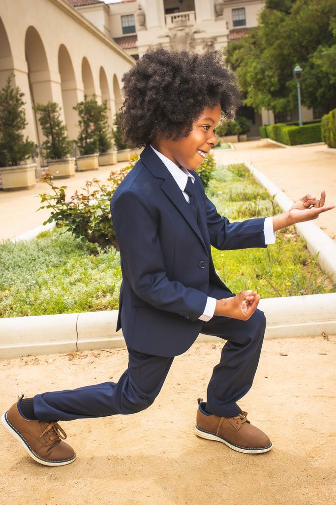007 Kids Navy Suit 5-Piece Set by Peanut Butter Collection