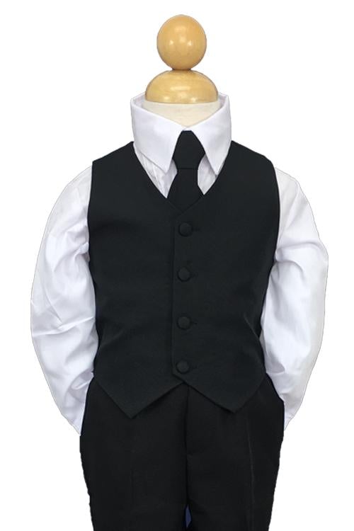 Joey Kids Black Suit 5-Piece Set by Peanut Butter Collection