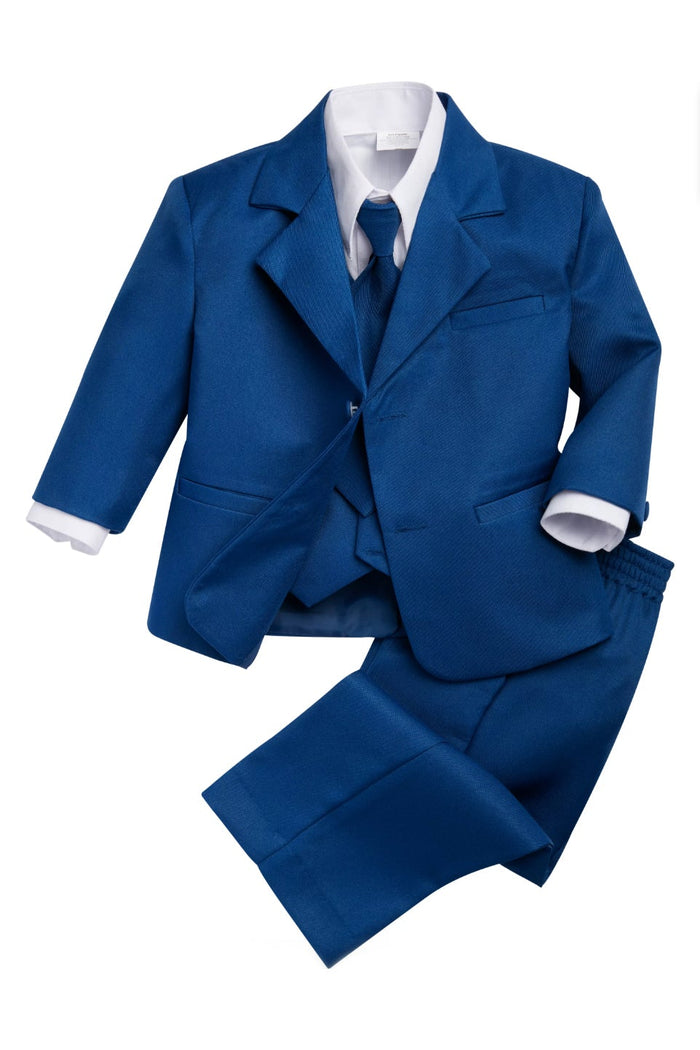 Joey Kids Cobalt Suit 5-Piece Set by Peanut Butter Collection
