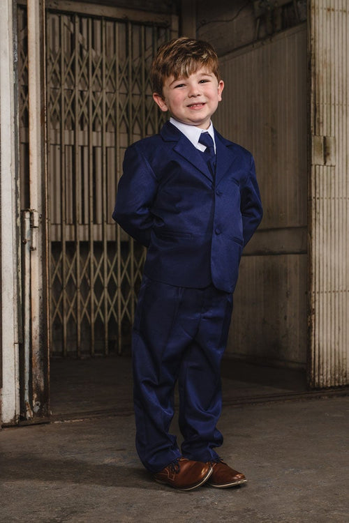 Joey Kids Indigo Suit 5-Piece Set by Peanut Butter Collection