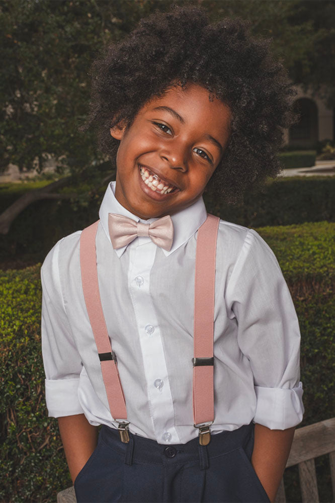 Two Tone Kids Navy & Blush 4-Piece Barn Wedding Set by Peanut Butter Collection
