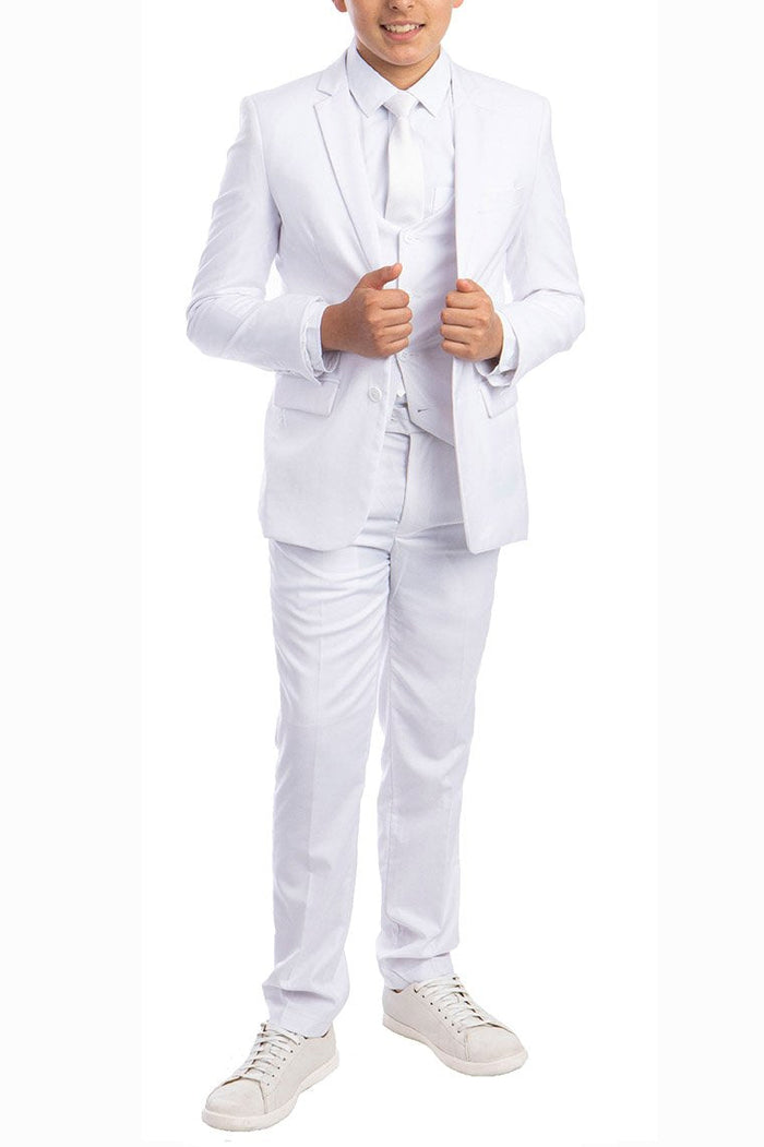 Noah Perry Ellis Kids White 5-Piece Suit