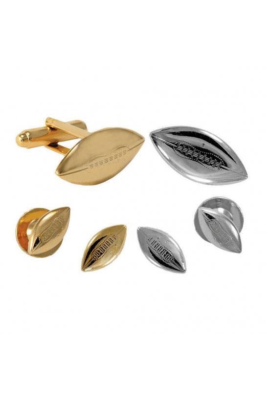 Football Studs and Cufflinks Set by Pioneerin