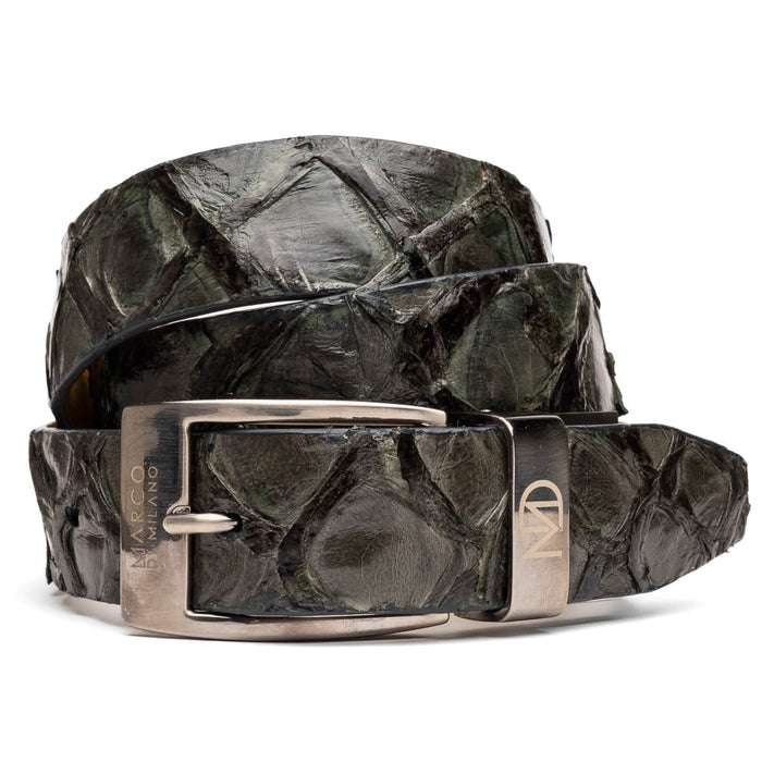 Marco Di Milano Olivieri Belt Gray Luxury Shoe
