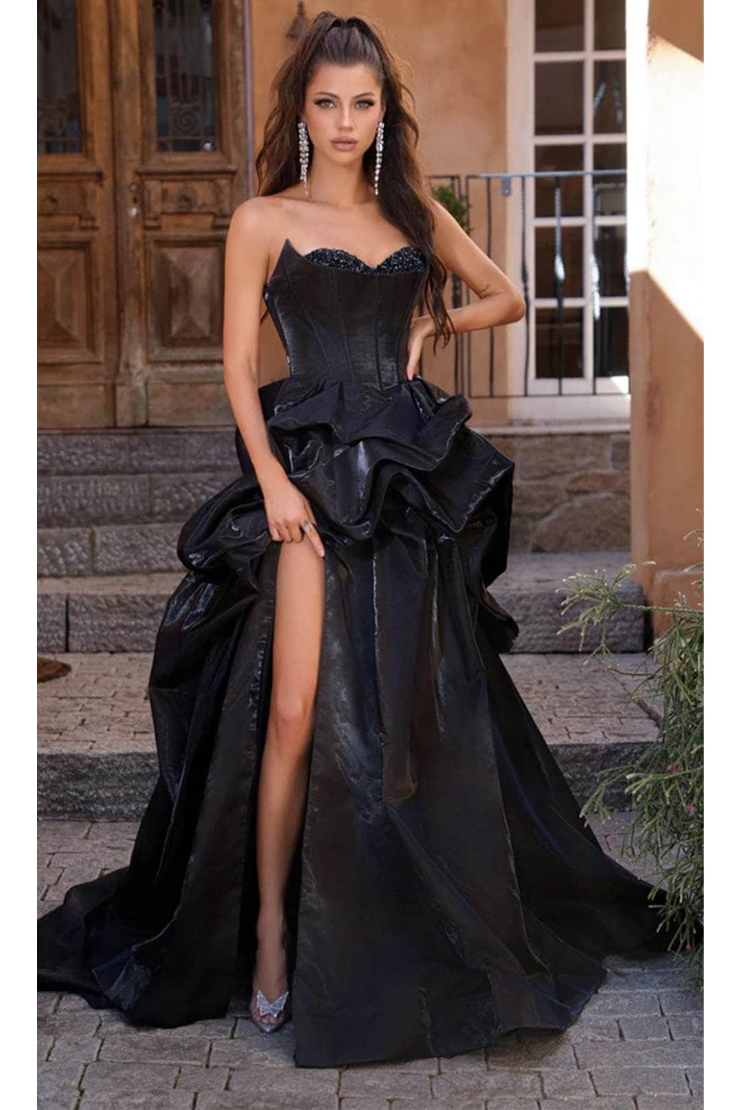 Portia and Scarlett PS25501 - long- Ballgown with Sweetheart Neckline and Corset Bodice