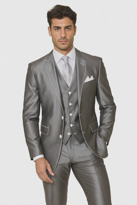 Gray Suit - 2 Button