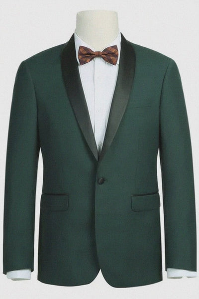 Men’s 80s Prom Suit – Hunter Green