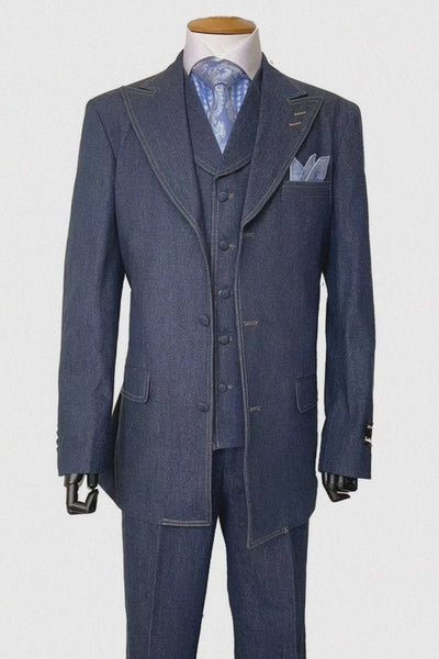 Men's Cotton Denim Suit 