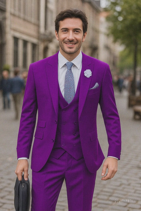mens-3-piece-purple-suit-peak-lapel-2-button-double-breasted-vest