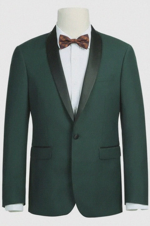 Men’s 80s Prom Suit – Hunter Green