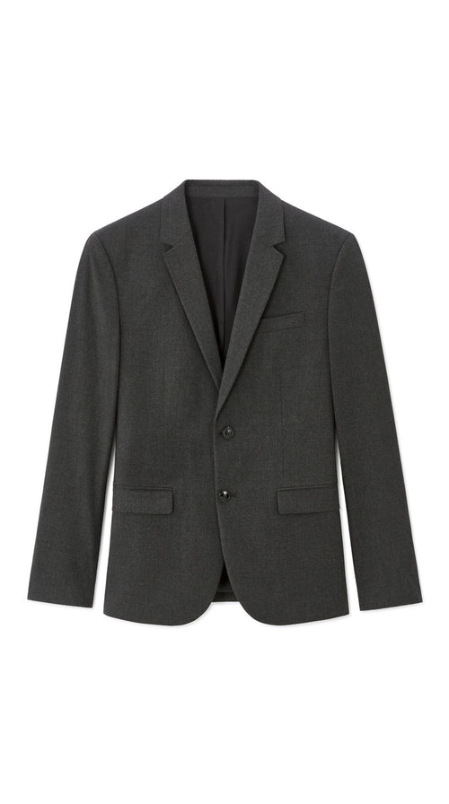 Slim Bi-Stretch Suit Jacket - Dark Grey