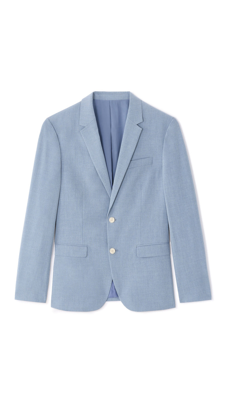Slim Fit Bi-Stretch Chambray Suit Jacket