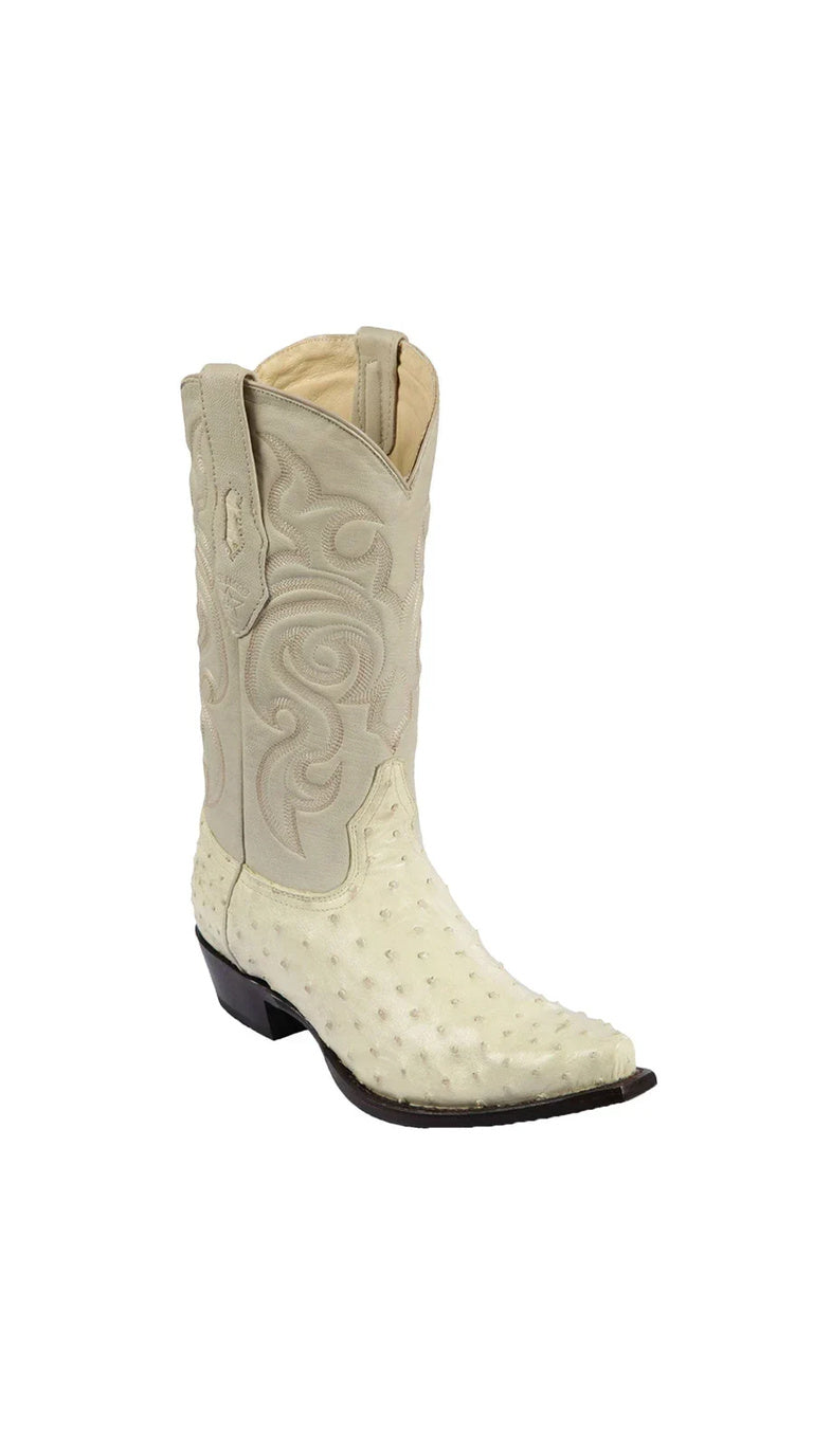 Los Altos Ostrich Snip Toe Cowboy Boots