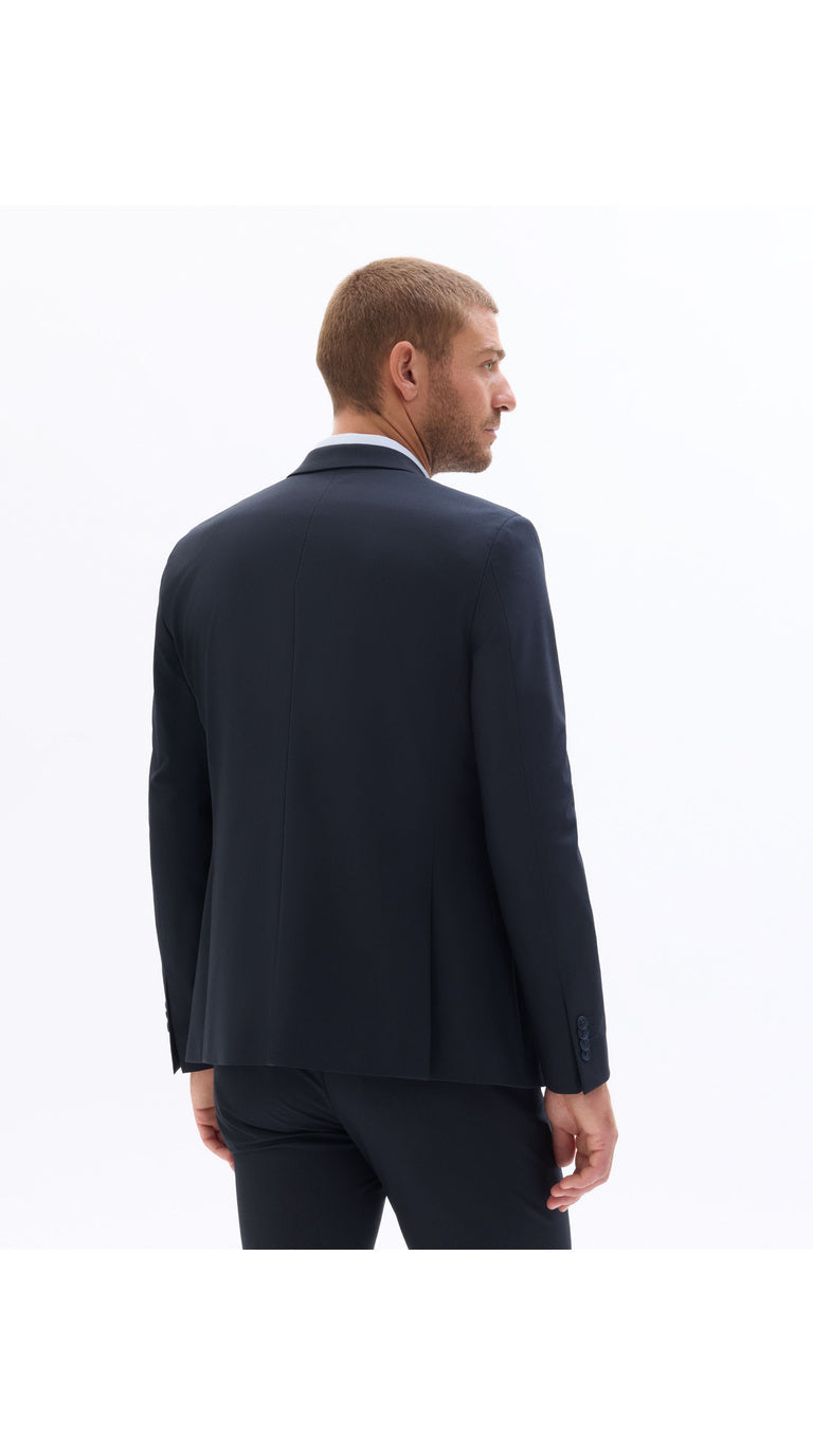 Slim Bi-Stretch Suit Jacket - Navy