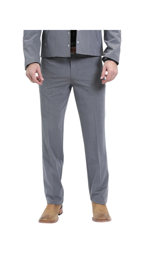 Men's Grey Western Suit – Classic 2-Piece Tailored Jacket & Trousers Set
