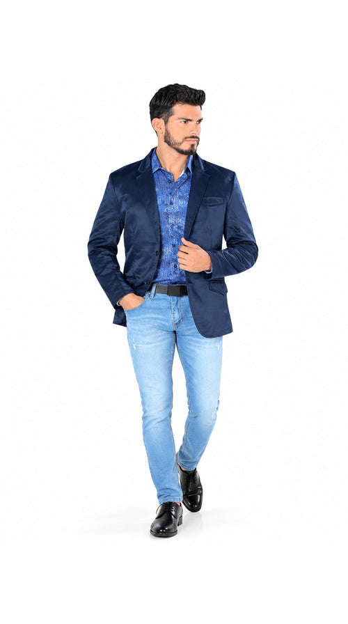 Lamasini Men’s Slim Fit Plain Casual Blazer (Model 492)