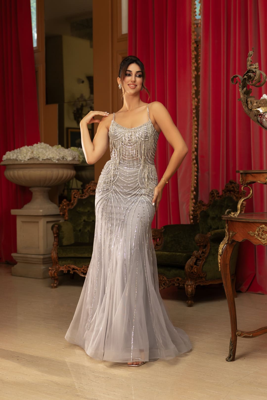 Prom Dress Scoop Neck Mermaid Evening Gown By Royal Queen RQ8167