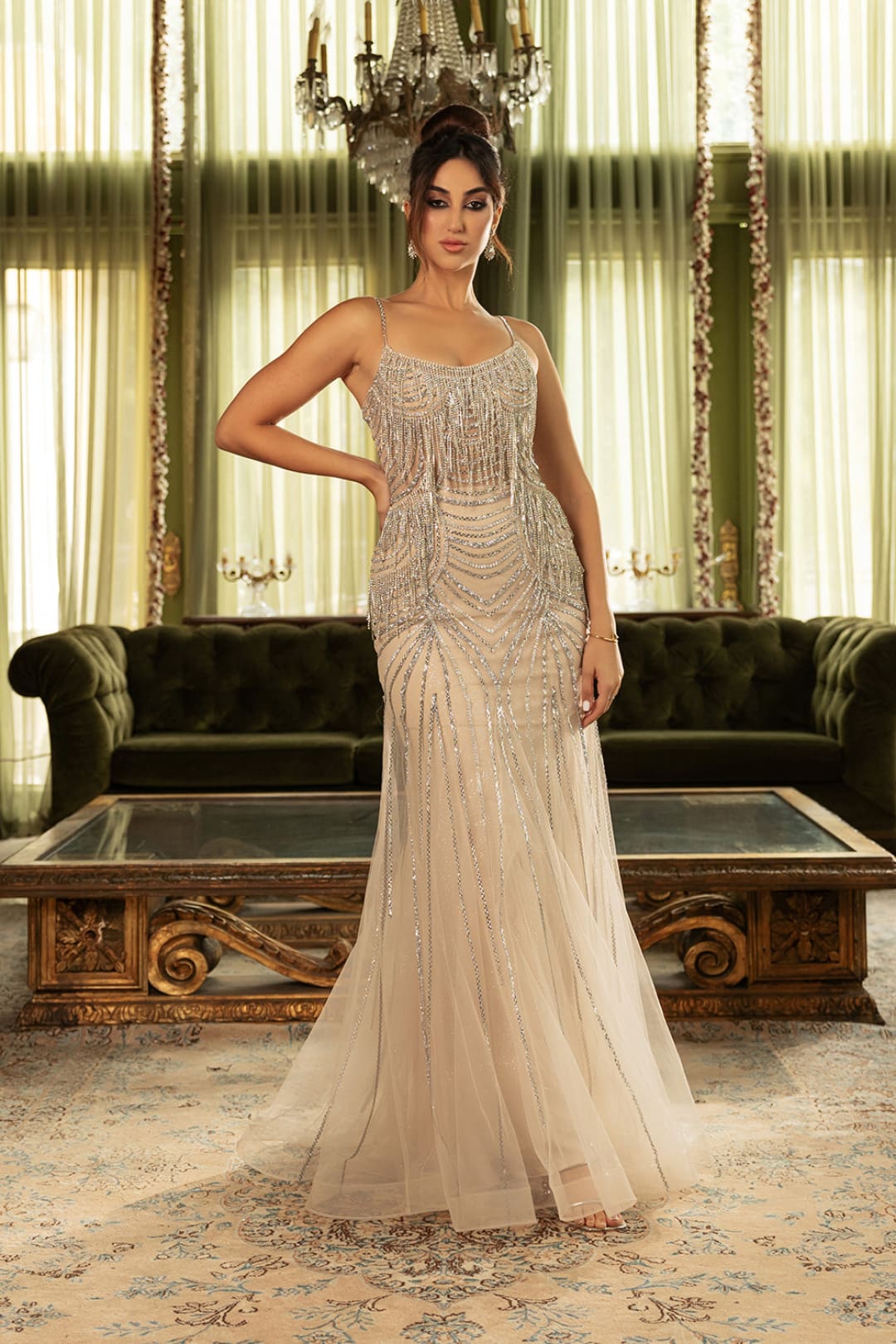 Prom Dress Scoop Neck Mermaid Evening Gown By Royal Queen RQ8167